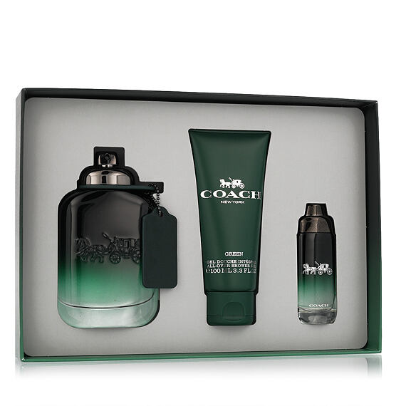 Coach Green EDT 100 ml + EDT MINI 15 ml + SG für Haut und Haar 100 ml (man)