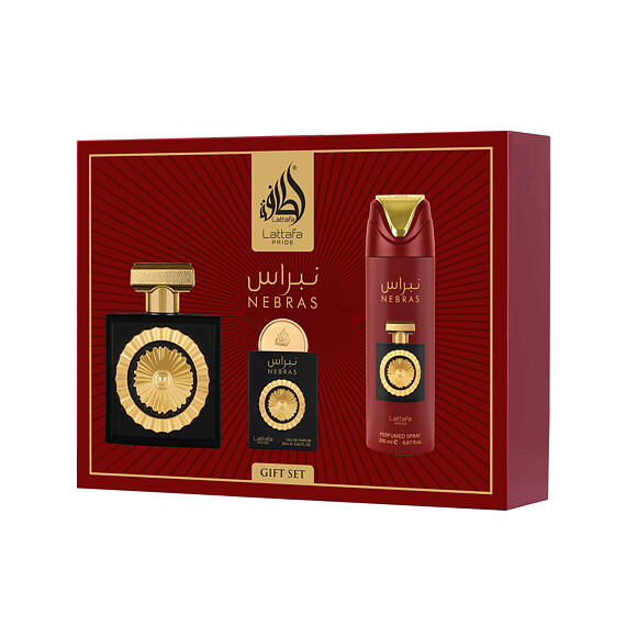 Lattafa Pride Nebras EDP 100 ml + EDP 20 ml + DEO Spray 200 ml (unisex)