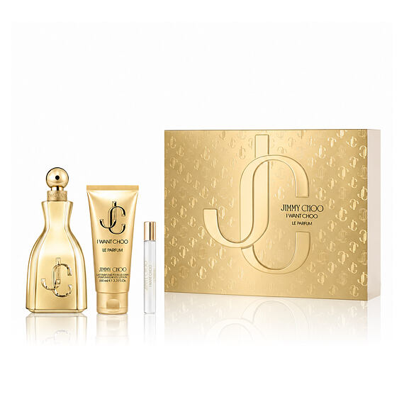 Jimmy Choo I Want Choo Le Parfum 100 ml + Le Parfum MINI 7,5 ml + BL 100 ml (woman)