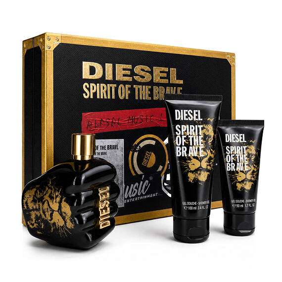 Diesel Spirit of the Brave EDT 125 ml + SG 100 ml + SG 50 ml (man)