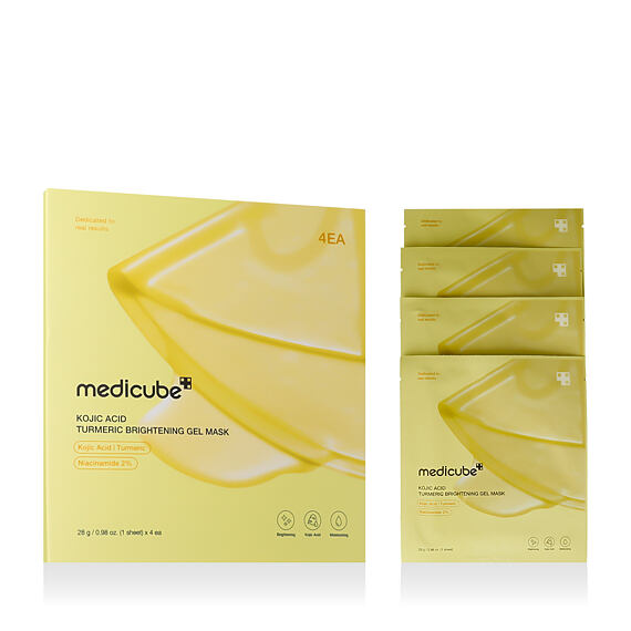 Medicube Kojic Acid Turmeric Brightening Gel Mask 4 x 28 g