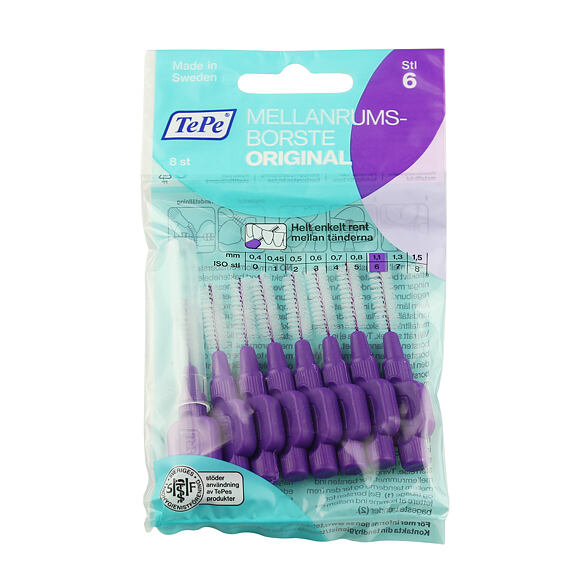 TePe Original Interdentalbürsten 6 lila (1,1 mm) 8 St.