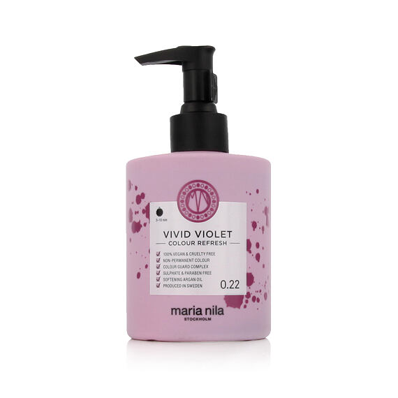 Maria Nila Colour Refresh Haarmaske mit Farbpigmenten Vivid Violet 300 ml