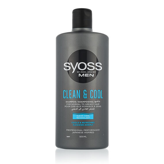 Syoss MEN Clean & Cool Shampoo 500 ml