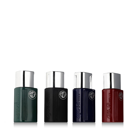 Alfa Romeo Black EDT Green 15 ml + EDT Black 15 ml + EDT Blue 15 ml + EDT Red 15 ml (man)