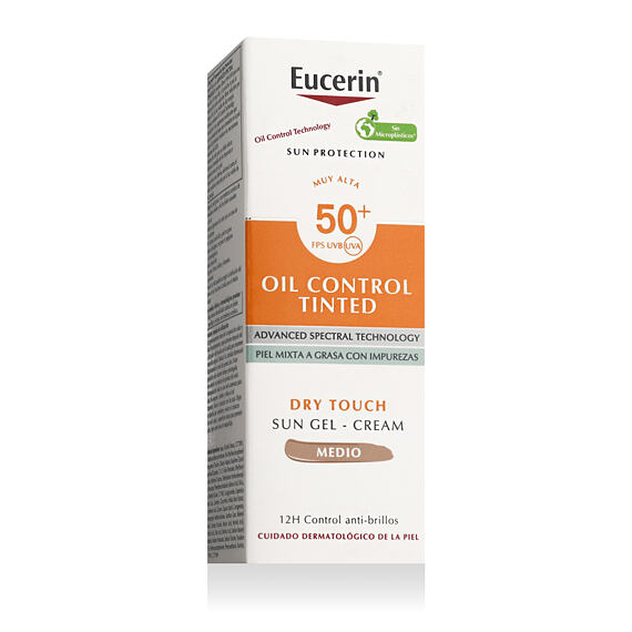 Eucerin Sun Protection Oil Control Tinted Sun Gel-Creme SPF 50+ 50 ml