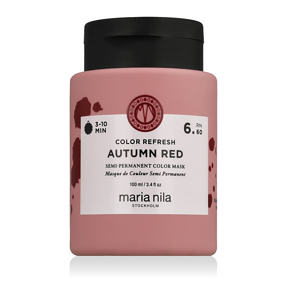 Maria Nila Colour Refresh Semi-permanent Haarmaske mit Farbpigmenten Autumn Red 100 ml