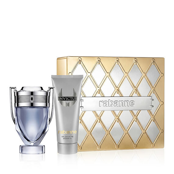 Rabanne Invictus EDT 100 ml + SG für Haut und Haar 100 ml (man)