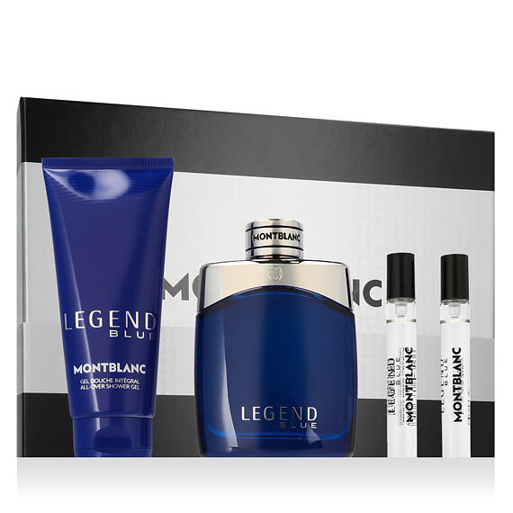 Montblanc Legend Blue EDP 100 ml + SG für Haut und Haar 100 ml + EDP MINI 2 x 7,5 ml (man)
