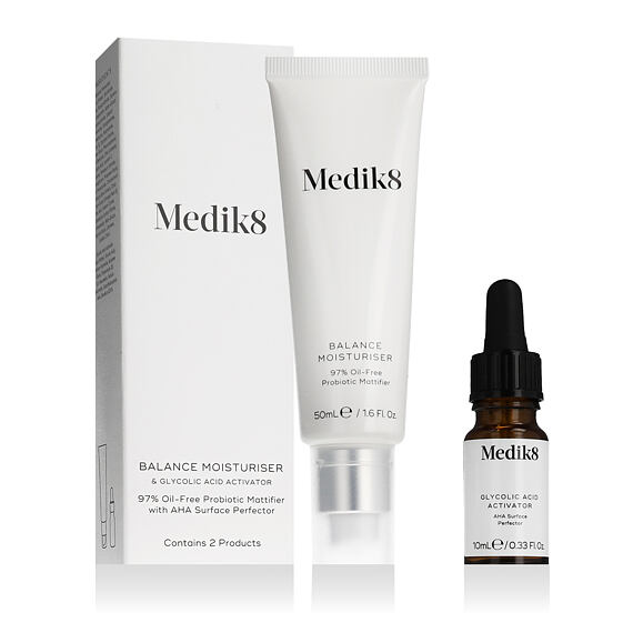Medik8 BALANCE MOISTURISER & Glycolic Acid Activator Set