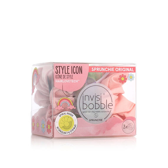 Invisibobble SPRUNCHIE Retro Dreamin' Haargummi Macaron 3 St.