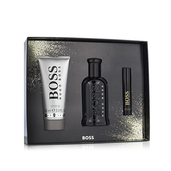 Hugo Boss Boss Bottled Parfum 100 ml + Parfum MINI 10 ml + SG 100 ml (man)