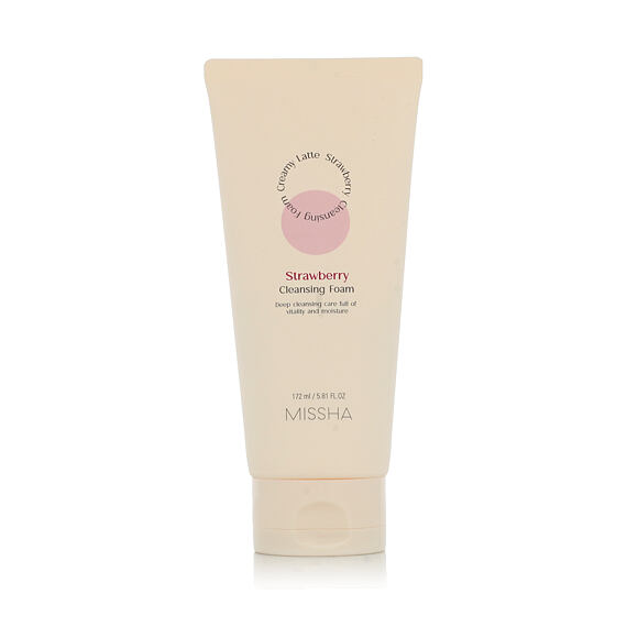 MISSHA Creamy Latte Strawberry Cleansing Foam 172 ml