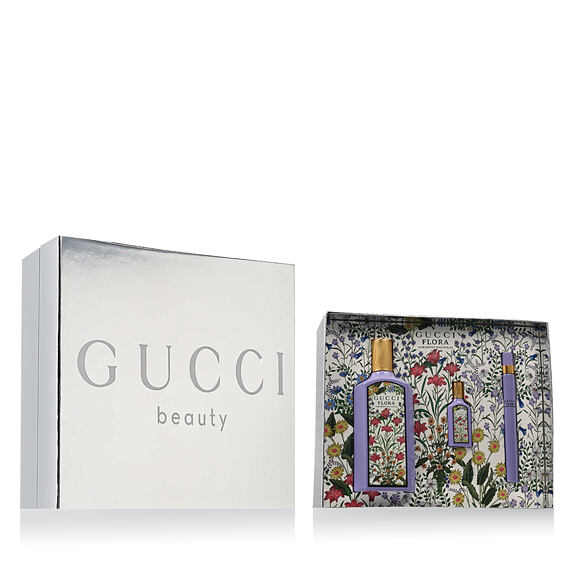 Gucci Flora Gorgeous Magnolia EDP 100 ml + EDP MINI 10 ml + EDP MINI 5 ml (woman)