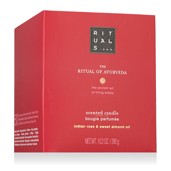 Rituals The Ritual of Ayurveda Scented Candle Indian Rose & Sweet Almond Oil 290 g