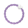 By Eloise London Metallic Silver Heart - Lilac