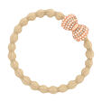By Eloise London Rose Gold Bling Bow - Sand