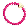 By Eloise London Gold Heart - Fuchsia