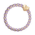 By Eloise London Gold Heart Woven - Lavender