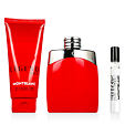 Montblanc Legend Red EDP 100 ml + EDP MINI 7,5 ml + SG für Haut und Haar 100 ml (man) - Black Cover