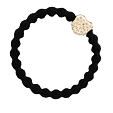 By Eloise London Gold Diamanté Bubble Heart - Schwarz