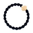 By Eloise London Metallic Gold Quatrefoil - Navy