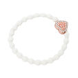By Eloise London Rose Gold Bling Heart - Cream