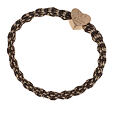 By Eloise London Metallic Gold Heart - Toffee