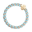 By Eloise London Gold Quatrefoil Woven - Peppermint