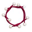 By Eloise London Pearl Cluster - Burgundy Red