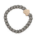 By Eloise London Gold Heart Woven - Pebble Grey