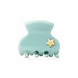 By Eloise Small Hair Claw Gold Star Blue Breeze - Sage